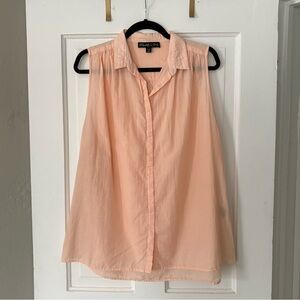 Elizabeth and James Light Peach Blouse